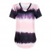 women's loose print short sleeve T-shirt top