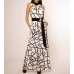 Fashionable retro chain patchwork dress HF0814-03-02 Fashionable retro chain patchwork dress HF0814-03-02
