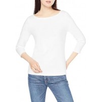 Women's white T-shirt top