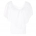 women's popular chiffon bat sleeve splicing T-shirt top