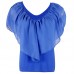 women's popular chiffon bat sleeve splicing T-shirt top