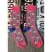 Handmade Colorful shells Print Cotton Crew Socks Handmade Colorful shells Print Cotton Crew Socks
