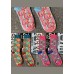 Handmade Colorful shells Print Cotton Crew Socks Handmade Colorful shells Print Cotton Crew Socks