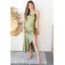honeymoon with me cowel neck dress