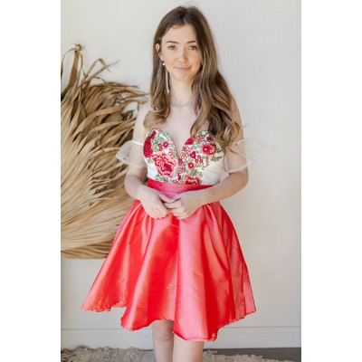 be there in a mini, dress