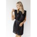 sequin power shoulder dress
