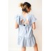 flutter babydoll mini dress