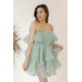 roselyn tiered mini dress