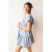flutter babydoll mini dress